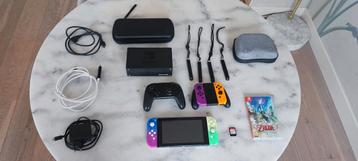 Nintendo Switch  + Pro Controller + 4 Joy Cons, etc. beschikbaar voor biedingen