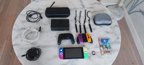 Nintendo Switch  + Pro Controller + 4 Joy Cons, etc., Watersport en Boten, Suppen, Zo goed als nieuw, Ophalen of Verzenden