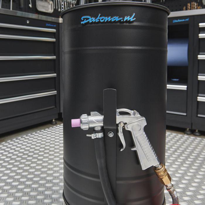 Mobiele zandstraler, straalketel 50 liter van €149,- voor, Doe-het-zelf en Verbouw, Reinigingsmachines, Zo goed als nieuw, Ophalen