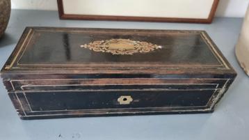 Antiek Frans kistje Napoleon III ca 1860
 beschikbaar voor biedingen