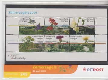 Postzegelmapje blok Zomerzegels 2001 beschikbaar voor biedingen