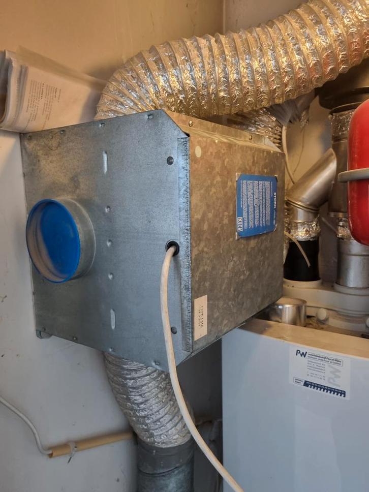 Stork Zehnder Woonhuisventilator 14/3-5-15 - 400 m3/h, Doe-het-zelf en Verbouw, Ventilatie en Afzuiging, Gebruikt, Ventilator