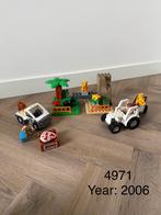 ZGAN vintage Lego Duplo dierentuin tractor auto set 4971, Ophalen of Verzenden, Zo goed als nieuw, Duplo