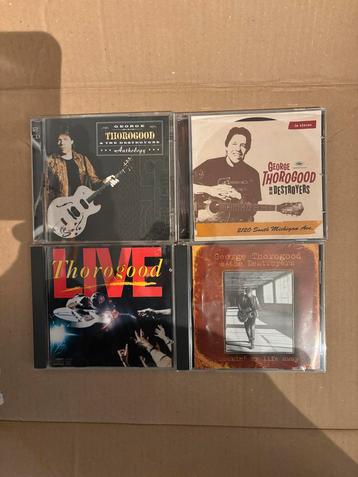 George Thorogood CD Collectie 4 albums beschikbaar voor biedingen