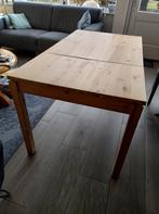 Eettafel 140 x 80 grenen, Huis en Inrichting, Tafels | Eettafels, Ophalen, Gebruikt, 50 tot 100 cm, 100 tot 150 cm