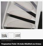 Trapmatten Twist - 15 stuks - Crème, Huis en Inrichting, Nieuw, Minder dan 50 cm, Ophalen of Verzenden, Crème