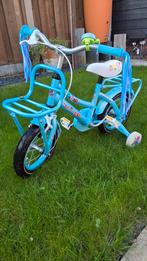 Volare Liberty 12 inch. Blauw met bloemen en vlinders, Zijwieltjes, Volare, Ophalen of Verzenden, Minder dan 16 inch