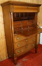 Antiek Empire Strak eiken klep secretaire buro klepbureau Ar, Huis en Inrichting, Kasten | Secretaires, Ophalen, Gebruikt, Antiek, Empire, Vintage, Antiques, Meubelstijl, keizerrijk