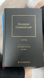 European Criminal Law van Andre Klip / 4e editie, Ophalen of Verzenden, Zo goed als nieuw, WO, Andre klip