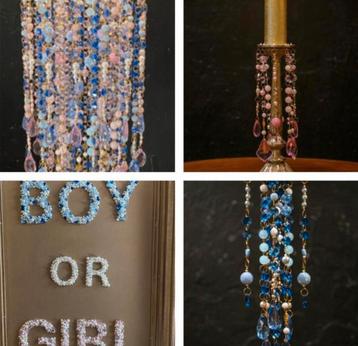 Unieke decoratie baby gender reveal party babyshower VdlM beschikbaar voor biedingen