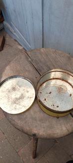 Brocante Franse snoep koek blikje Frankrijk, Verzamelen, Blikken, Ophalen of Verzenden, Zo goed als nieuw, Overige