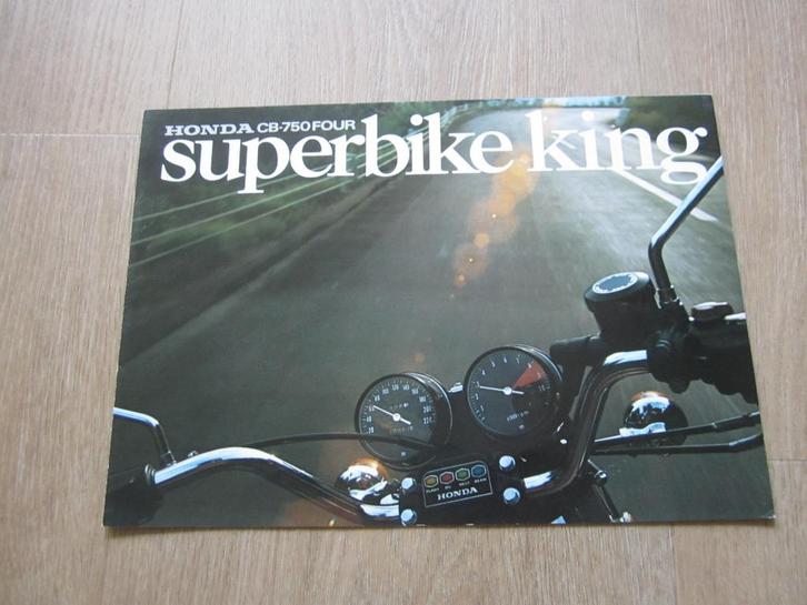 Honda CB 750 K2 brochure folder 1972, Motoren, Handleidingen en Instructieboekjes, Honda, Ophalen of Verzenden