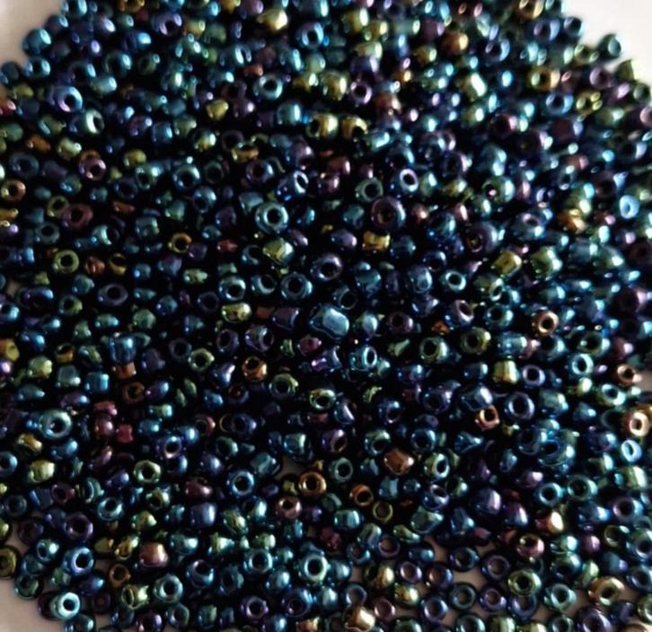 Regenboog glas kralen 3 mm +/- 20 gram, Hobby en Vrije tijd, Kralen en Sieraden maken, Nieuw, Kraal, Verzenden