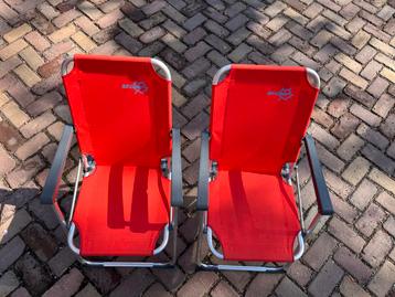 2x Rode BC-Camp Kinder Campingstoelen beschikbaar voor biedingen