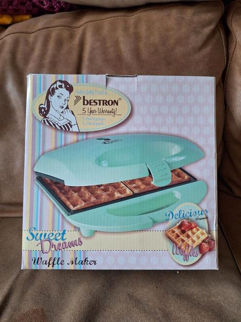 Bestron Sweet Dreams Wafelijzer - Nieuw in doos!, Witgoed en Apparatuur, Wafelijzers, Nieuw, Ophalen of Verzenden