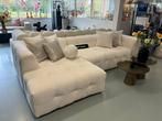 Luxe Velvet Teddy Loungebank Flipper Wit 160x290cm NIEUW, Huis en Inrichting, 250 tot 300 cm, Info@oosterbaanwonen.nl, Hoekbank