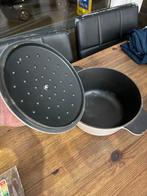 Gietijzeren Dutch Oven Pan, Huis en Inrichting, Keuken | Potten en Pannen, Gebruikt, Ophalen of Verzenden, Koekenpan of Braadpan