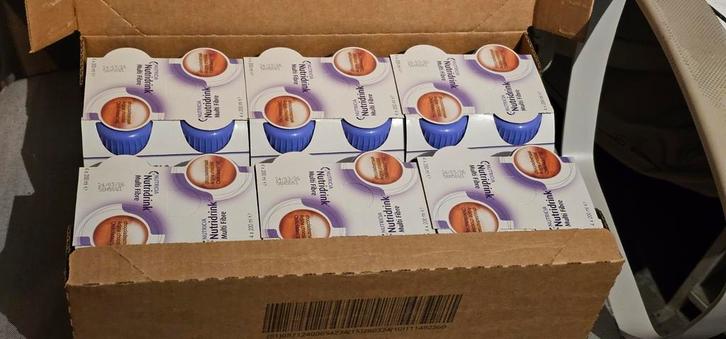 24stuks Nutricia nutridrink multifiber chocoladesmaak, Diversen, Verpleegmiddelen, Zo goed als nieuw, Ophalen of Verzenden