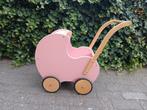 Roze poppenwagen, Kinderen en Baby's, Speelgoed | Houten speelgoed, Ophalen, Gebruikt