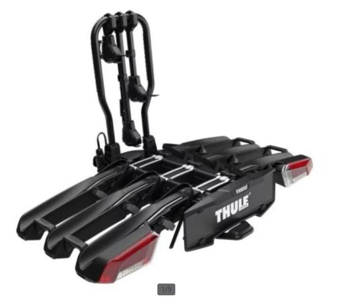 Thule Easyfold 3 945 - Fietsendrager - 3 (E-)Fietsen - 2026, Auto diversen, Fietsendragers, Nieuw, Trekhaakdrager, 3 fietsen of meer