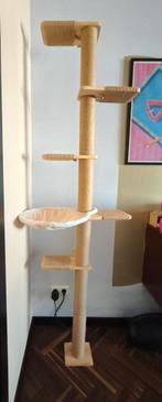 Nieuwe krabpaal katten - hoge paal met hangmandje, Dieren en Toebehoren, Ophalen of Verzenden, Zo goed als nieuw