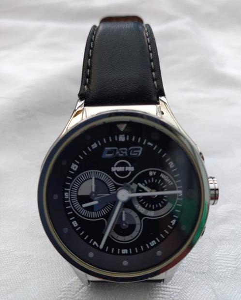 Dolce & Gabanna horloge, Sieraden, Tassen en Uiterlijk, Horloges | Heren, Zo goed als nieuw, Overige merken, Staal, Leer, Ophalen of Verzenden