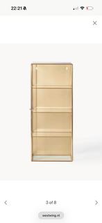 Ada Nordal Wandkast L - Metaal & Glas, Ophalen, Met plank(en), Minder dan 50 cm, Zo goed als nieuw