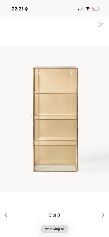 Ada Nordal Wandkast L - Metaal & Glas beschikbaar voor biedingen