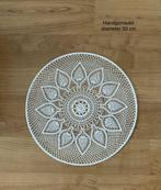 Mooie witte gehaakte mandala, diameter 50 cm, Huis en Inrichting, Woonaccessoires | Wanddecoraties, Ophalen of Verzenden, Nieuw
