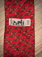 HERMES stropdas 100% zijde, Kleding | Heren, Stropdassen, Ophalen of Verzenden, Met patroon, Rood, Hermes