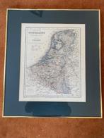 oude kaart van Nederland, Luxemburg, Limburg en België, Boeken, Nederland, Meyer's Handatlas, Zo goed als nieuw, 1800 tot 2000