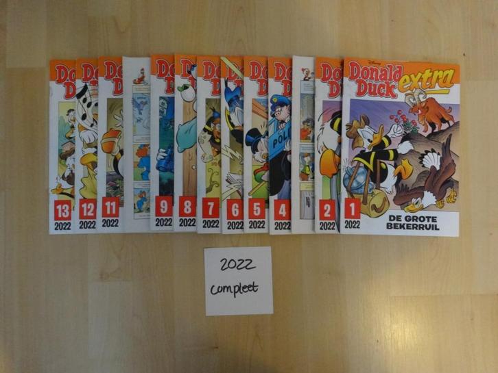 Donald Duck EXTRA jaargang 2022 – compleet, Boeken, Stripboeken, Zo goed als nieuw, Complete serie of reeks, Ophalen of Verzenden