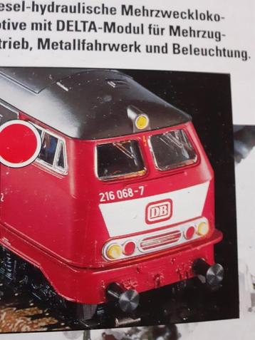 Märklin Diesellocomotief BR 216 van de DB (artnr:3373) beschikbaar voor biedingen