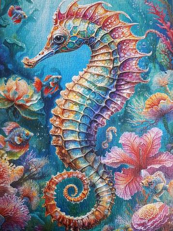 ENJOY puzzel 🌟SEAHORSE🌟 zeepaardje 1000 stukjes  beschikbaar voor biedingen