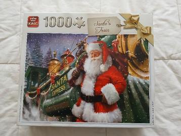Puzzel Santa's Train King 1000 st Kerstman beschikbaar voor biedingen