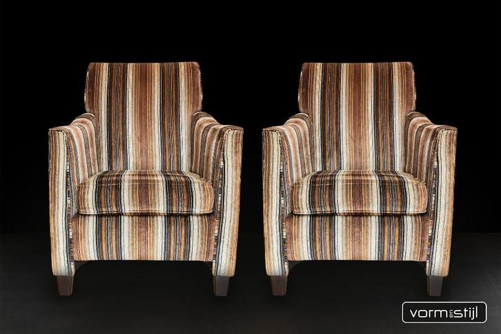 Unieke set BAAN clubfauteuils, Huis en Inrichting, Fauteuils, Zo goed als nieuw, Stof, 50 tot 75 cm, 75 tot 100 cm, Ophalen