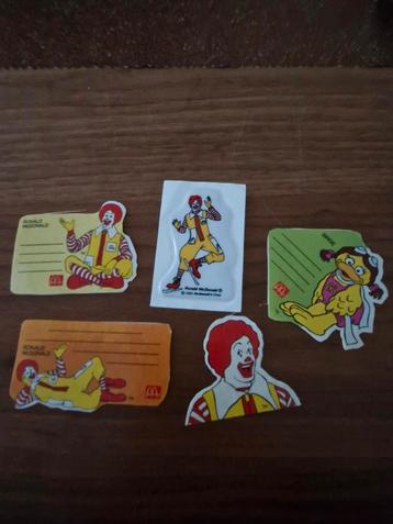 976 Vintage McDonald's Stickers beschikbaar voor biedingen