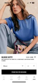 Sezane blouse Kitty M lichtblauw, Kleding | Dames, Maat 38/40 (M), Blauw, Ophalen of Verzenden, Korte mouw