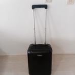 Handbagagekoffer 55cm - Zwart, Ophalen of Verzenden, Gebruikt, Hard kunststof