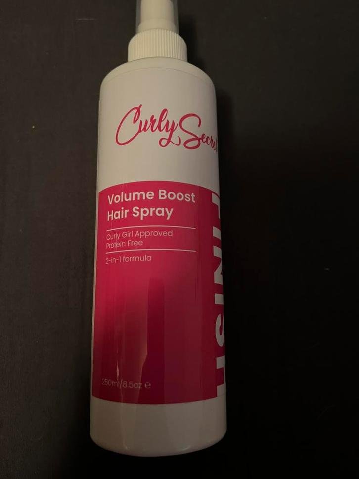 Curly Secret Volume Boost Hairspray, Sieraden, Tassen en Uiterlijk, Uiterlijk | Haarverzorging, Zo goed als nieuw, Overige typen