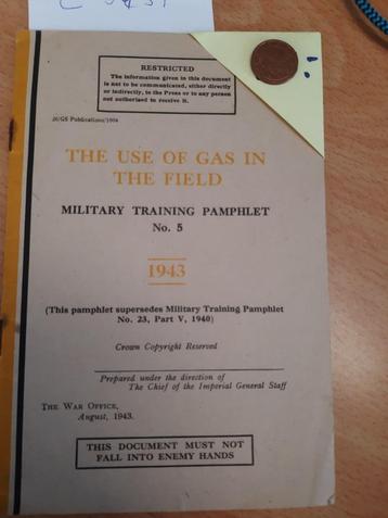 Use of Gas in the field (England 1937) beschikbaar voor biedingen