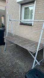 Bamboo bamboe manou balinese tuintafel, Ophalen, Overige materialen, 50 tot 100 cm, Zo goed als nieuw
