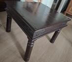 Klassieke houten bijzettafel, Gebruikt, Vierkant, 55 tot 75 cm, Hout