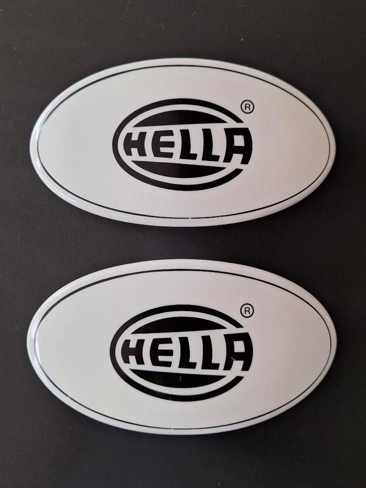 paar ovale Hella bescherm-kappen verstralers oldtimer zgan, Auto-onderdelen, Verlichting, Universele onderdelen, Gebruikt, Ophalen of Verzenden