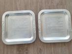 2 vierkante Colmore schalen, Huis en Inrichting, Ophalen of Verzenden, Gebruikt, Vierkant, Steen of Aardewerk