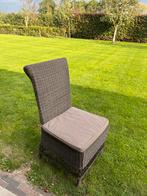 Rotan Tuinstoelen 6st met Kussen, Tuin en Terras, Tuinstoelen, Ophalen, Gebruikt, Rotan