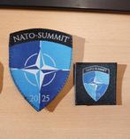 NATO summit uitgebreide set, Verzamelen, Ophalen of Verzenden, Landmacht, Nederland, Embleem of Badge