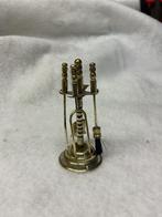 Mini openhaardstel van messing, Antiek en Kunst, Antiek | Koper en Brons, Ophalen of Verzenden, Koper