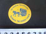 sticker tynaarlo de huifkar sportprijzen, Ophalen, Zo goed als nieuw, Bedrijf of Vereniging