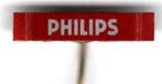 Philips electronika blik speldje ( V_181 ), Verzenden, Zo goed als nieuw, Merk, Speldje of Pin